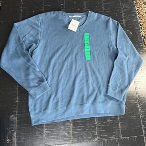 Cutter & Buck Sweater Blue Men XL  Long Sleeve  NWT Crew Neck Golf Pullover